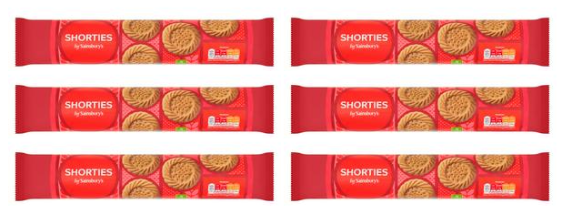 Sainsbury's Shorties 300g - pack of 6