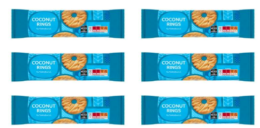 Sainsbury's Coconut Rings 200g - pack of 6
