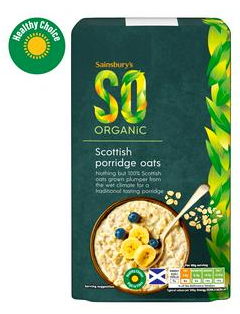 Sainsbury's Porridge Oats, SO Organic 750g