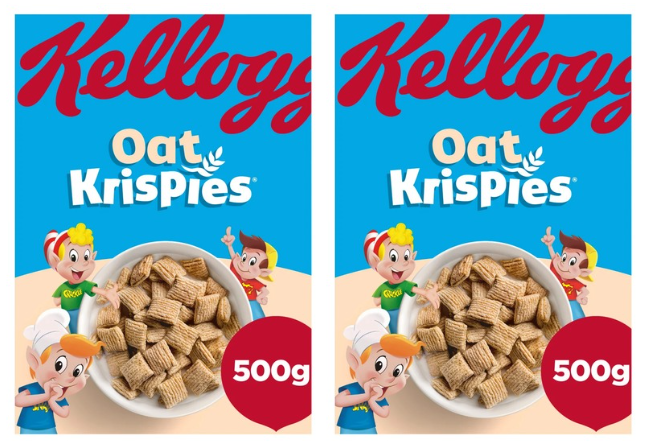 Kellogg's Oat Krispies Oat Bites Cereal - Pack of 2