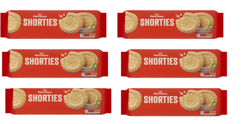 Morrisons Shorties Pack of 6