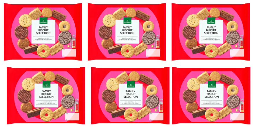 Morrisons Sweet Biscuit Assortment 400g, Pack of 6