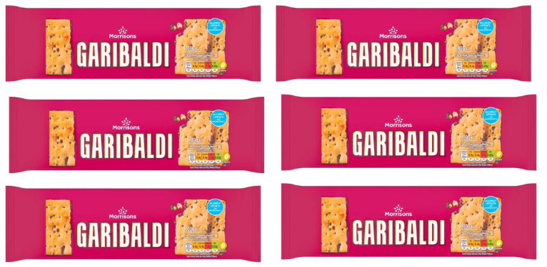 Morrisons Garibaldi Biscuits 200g, Pack of 6