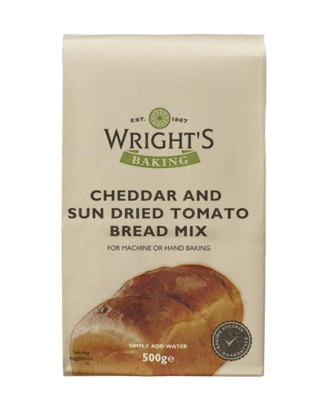 Wrights CHEDDAR And Sundried Tomato Bread Mix 500G
