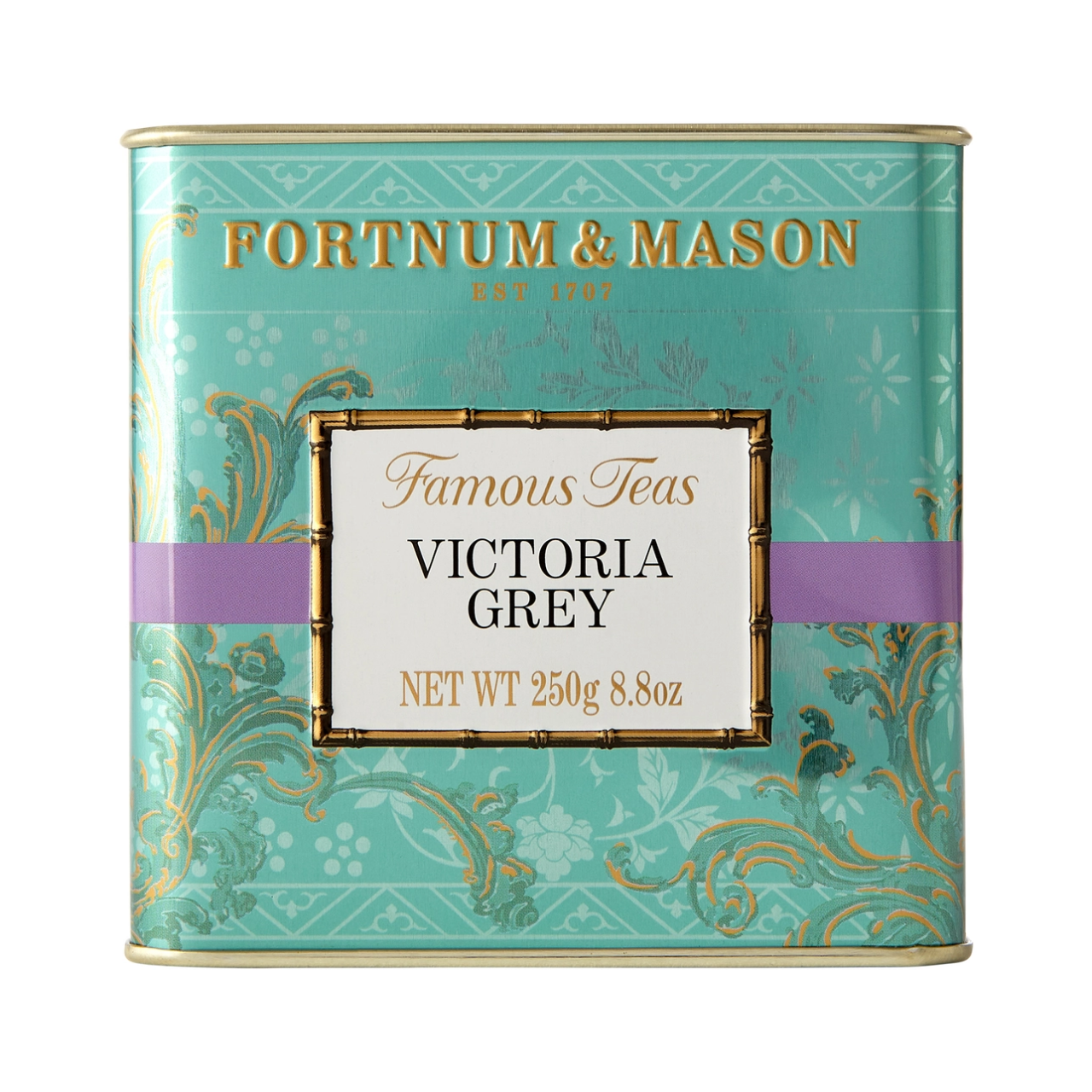 Fortnum & Mason Victoria Grey Loose Leaf Caddy 250g