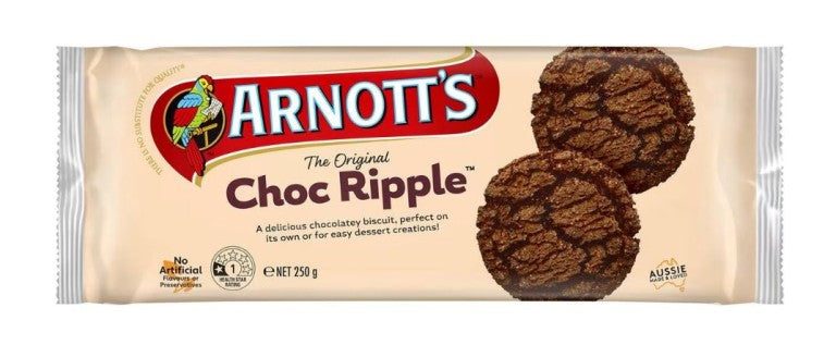 Arnotts Chocolate Ripple Biscuits 250g