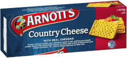 Arnotts Crackers Country Cheese 250g