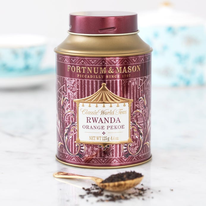 Fortnum & Mason Rwanda Orange Pekoe 125g Tin