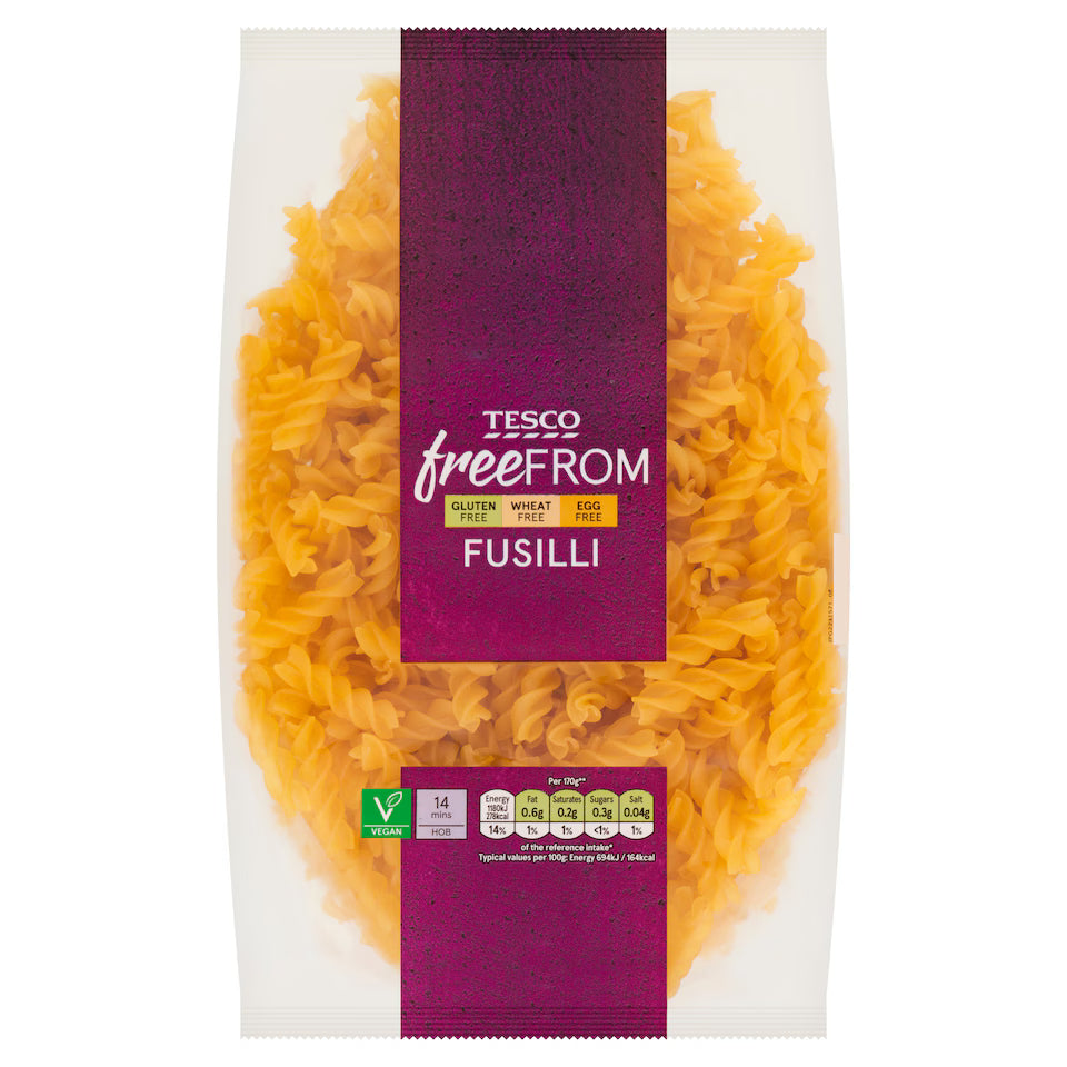 Tesco Free From Fusilli, 500g