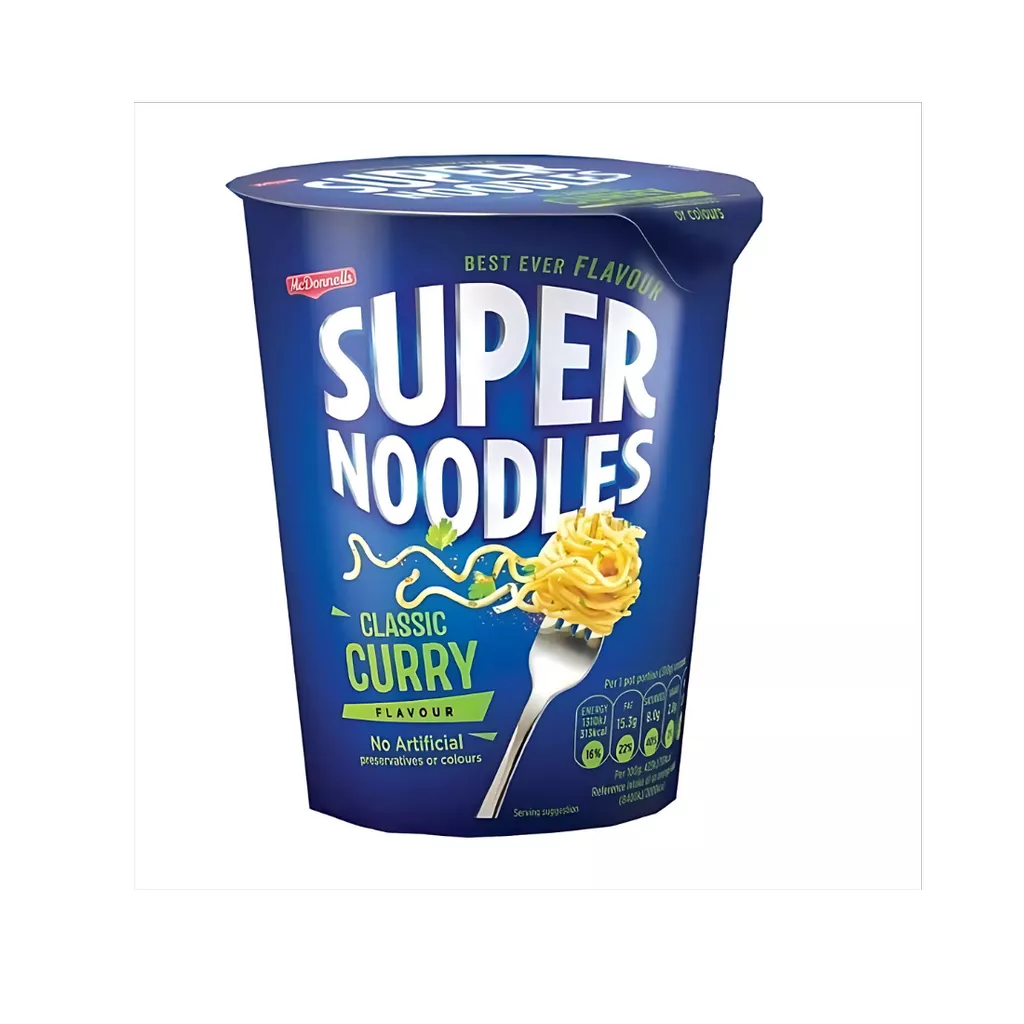McDonnells Super Noodles - Classic Curry Flavour, 65g