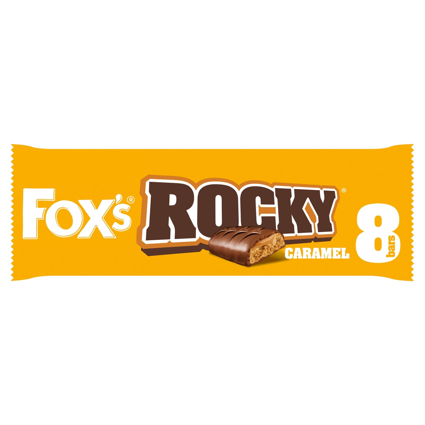 Fox's Rocky 8 Bars Caramel 169g