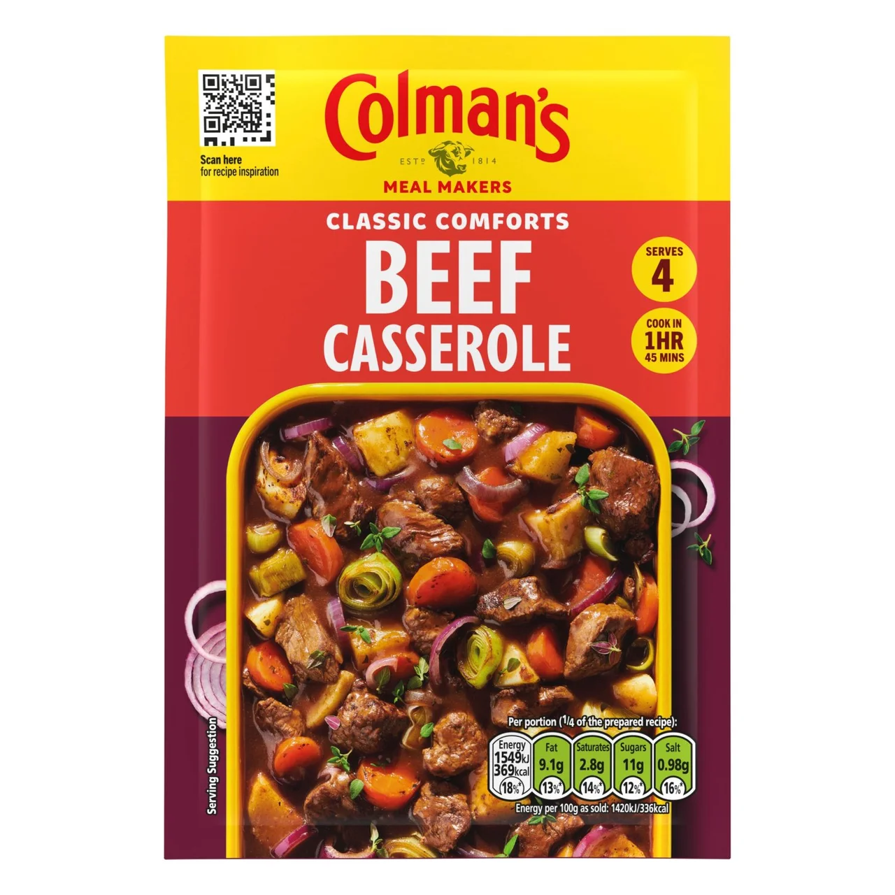 Colman's Beef Casserole Recipe Mix 40g