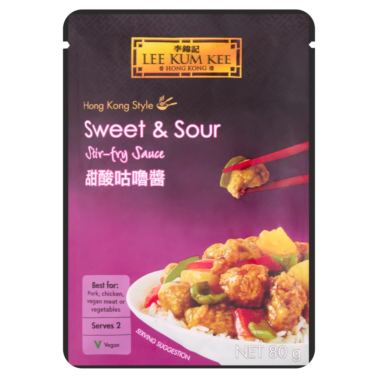 Lee Kum Kee Sweet & Sour Stir Fry Sauce 80g