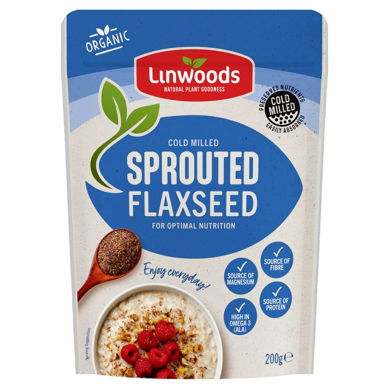 Linwoods Milled Organic Sprouted Flaxseed 200g