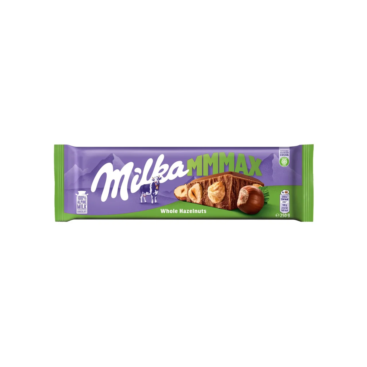Milka Max Hazelnut Chocolate Bar 250g