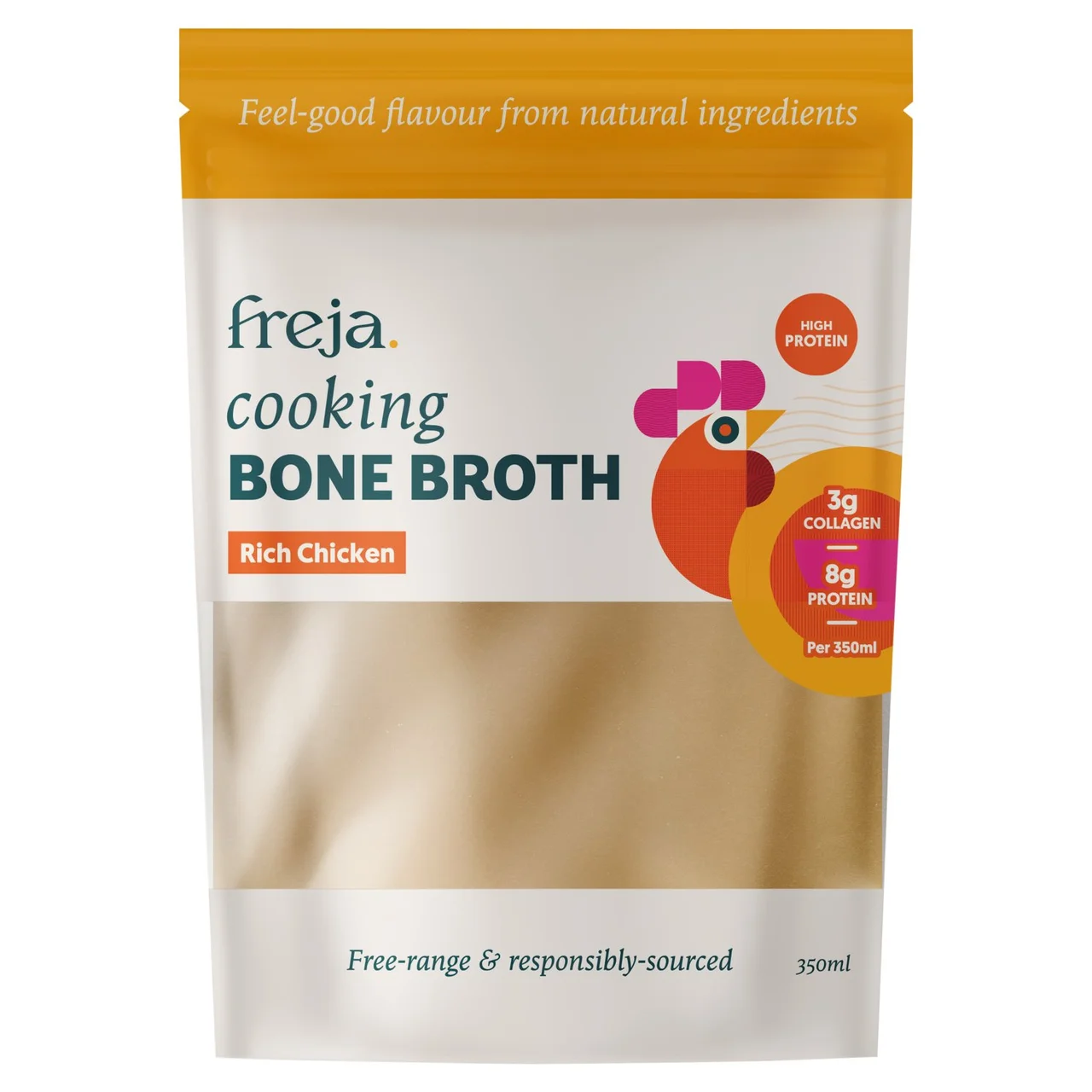 Freja Rich Chicken Cooking Bone Broth 350ml