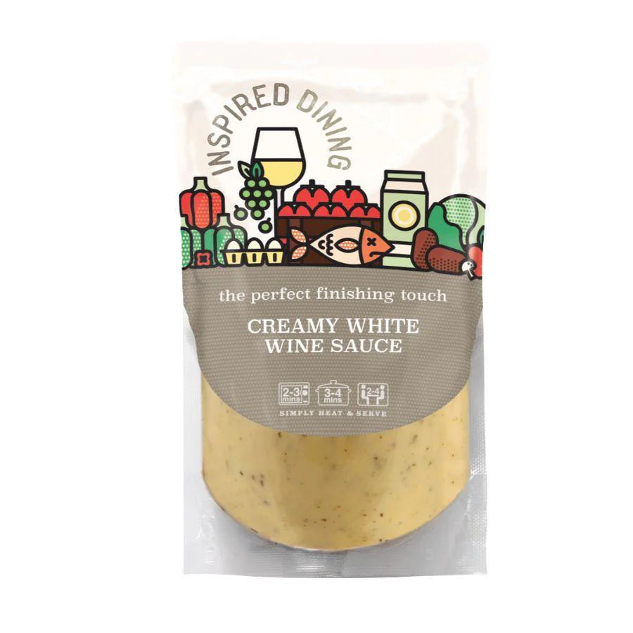 Atkins & Potts Inspired Dining - Creamy White Wine Sauce 200G