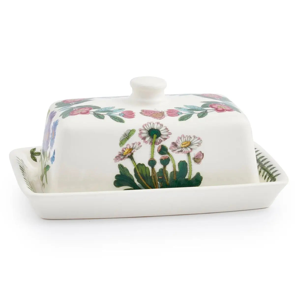 Portmeirion Botanic Garden Butter Dish with Lid