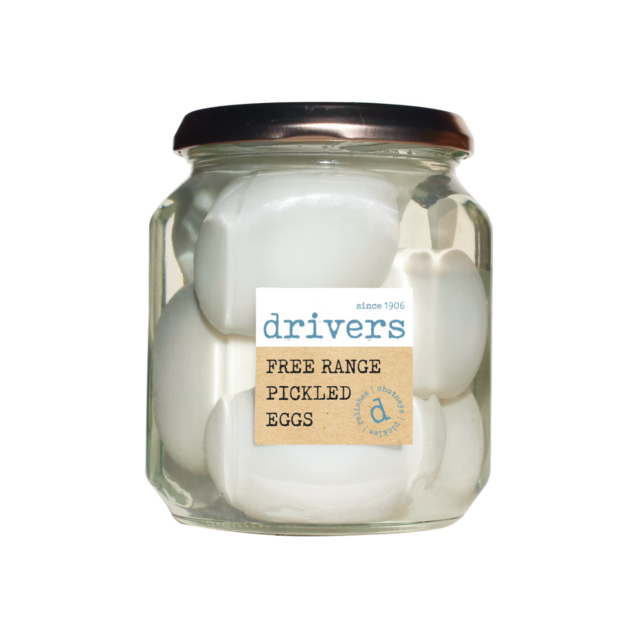 Drivers Free Range Pickled Eggs 550g