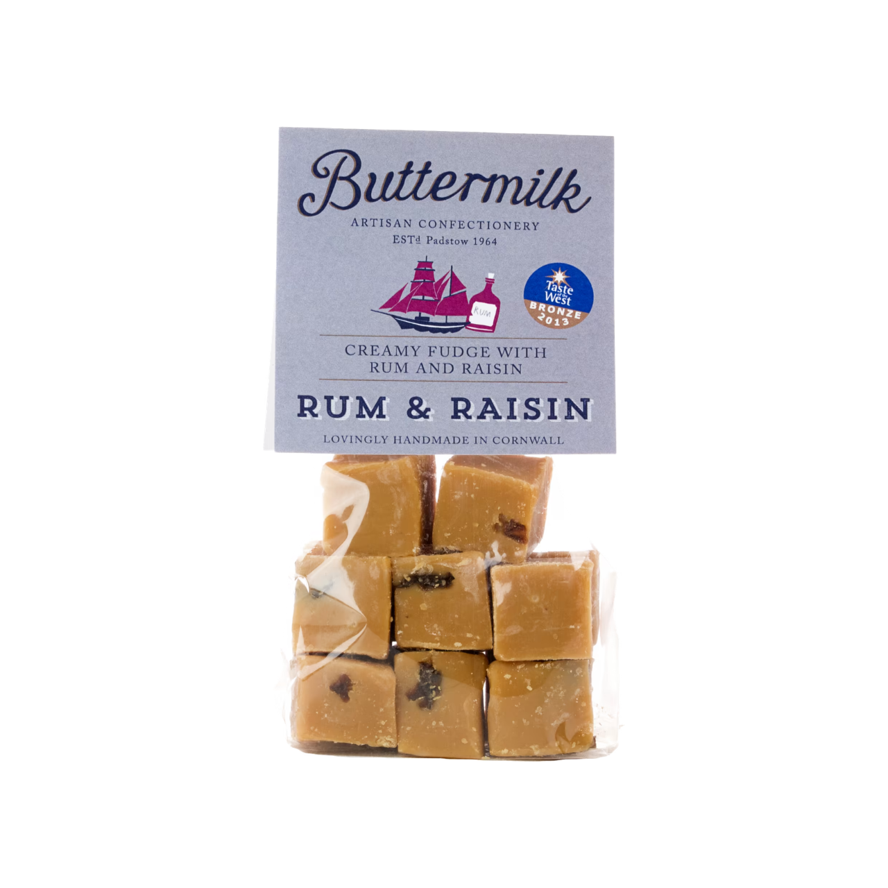 Buttermilk Rum & Raisin Fudge 175g