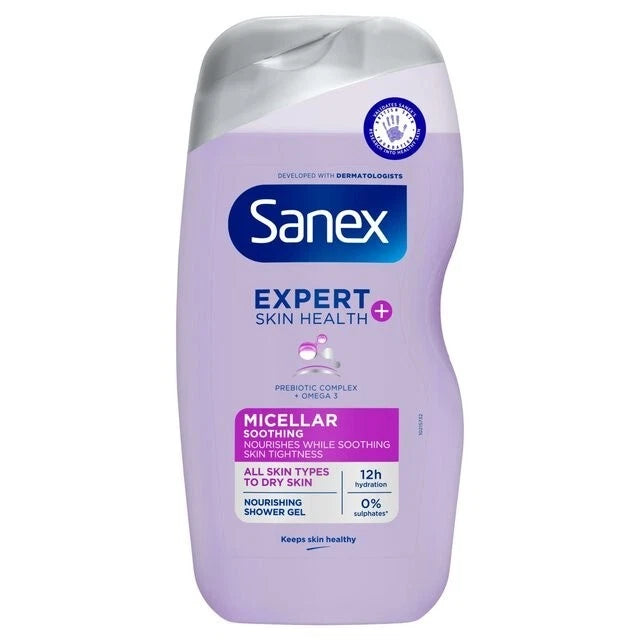 Sanex Expert+ Micellar Soothing Shower Gel -  515ml