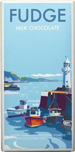 Kernow Chocolate Becky Bettesworth Chocolate Fudge Bar, 100 g