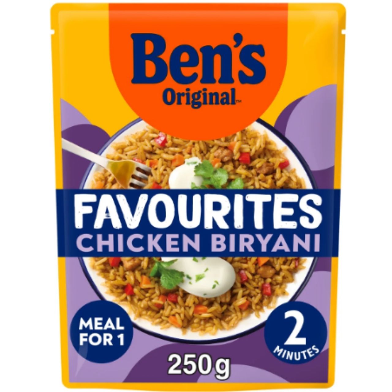 Ben's Original Favourites Indian Biryani Microwave Rice Meal - 250g