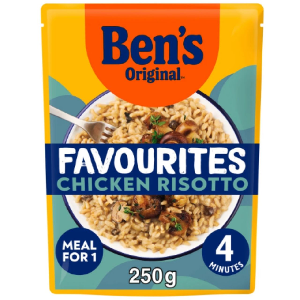 Ben's Original Favourites Risotto Ready Meal Chicken and Mushrooms - 250g
