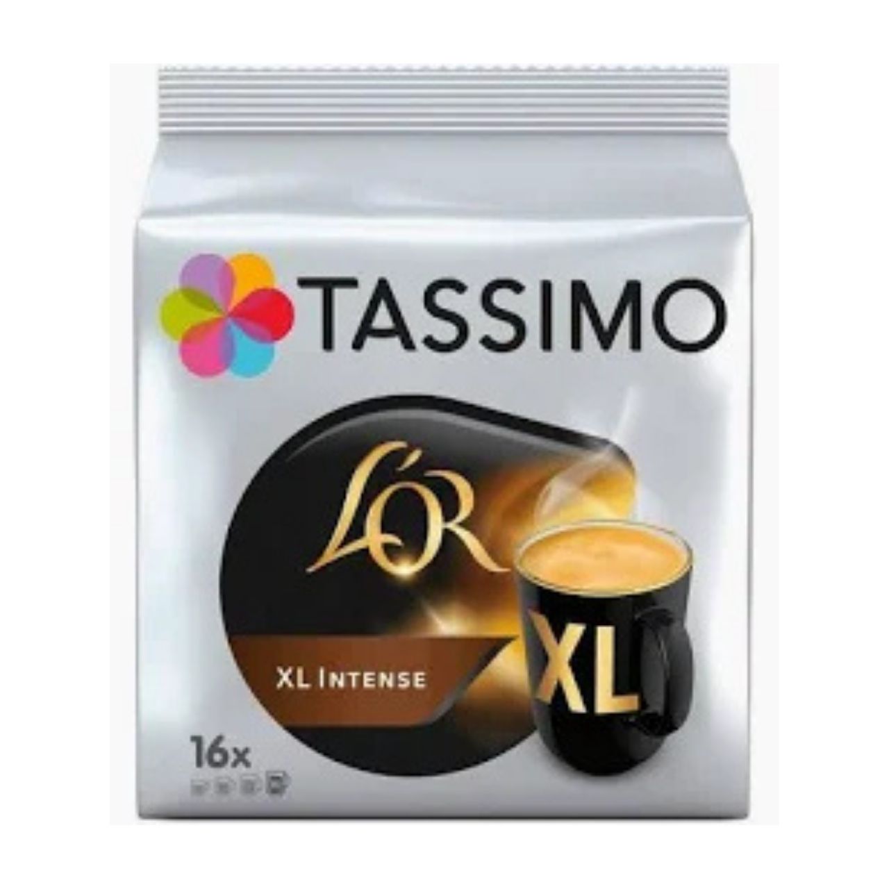 Tassimo L'OR XL Intense Coffee Pods - 16 Cups