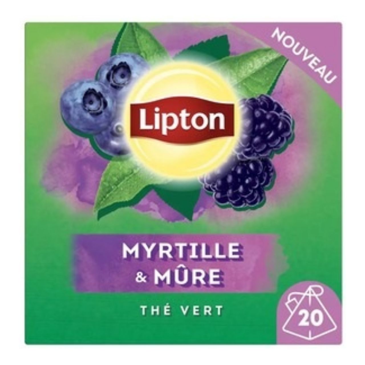 Lipton The Vert Mure Myrtille 20 sachets 32g