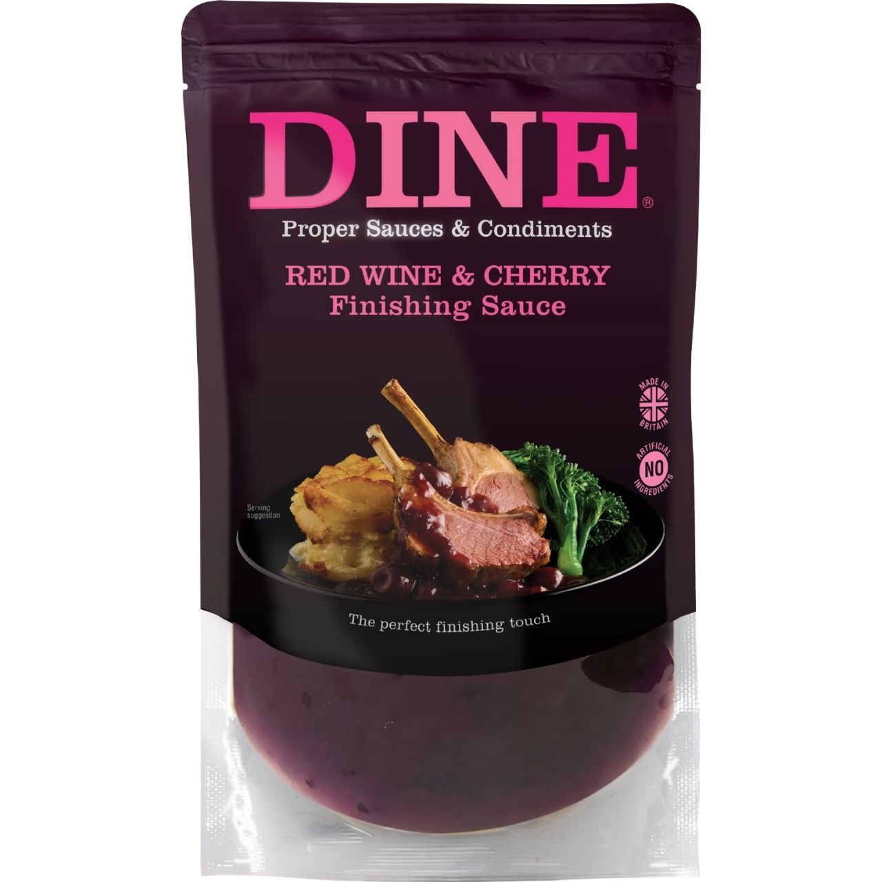 DINE Red Wine & Cherry Finishing Sauce 350g