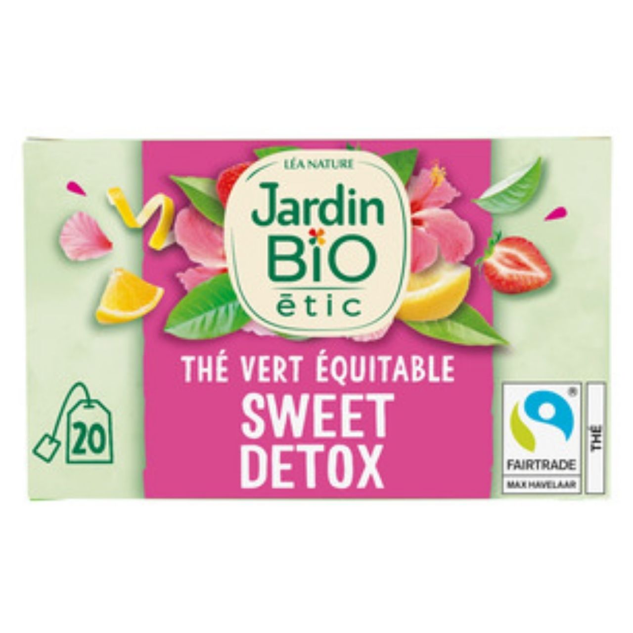 Jardin Bio The Vert Détox (Menthe, Orange sanguine) (x20) 30g