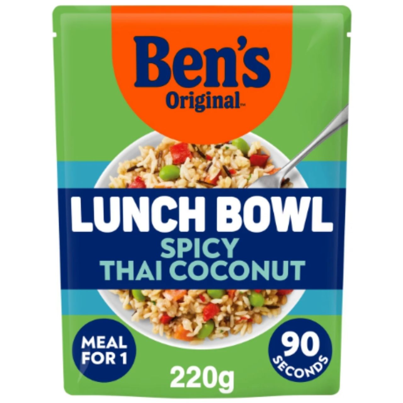 Ben's Original Lunch Bowl Ready Meal Spicy Thai Style & Coconut - 220g