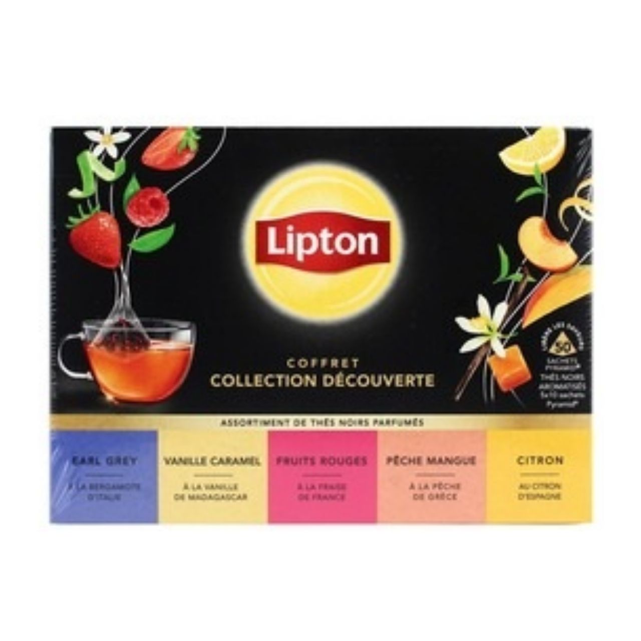 Lipton Coffret Thes Parfumes A Partager 5x10 sachets