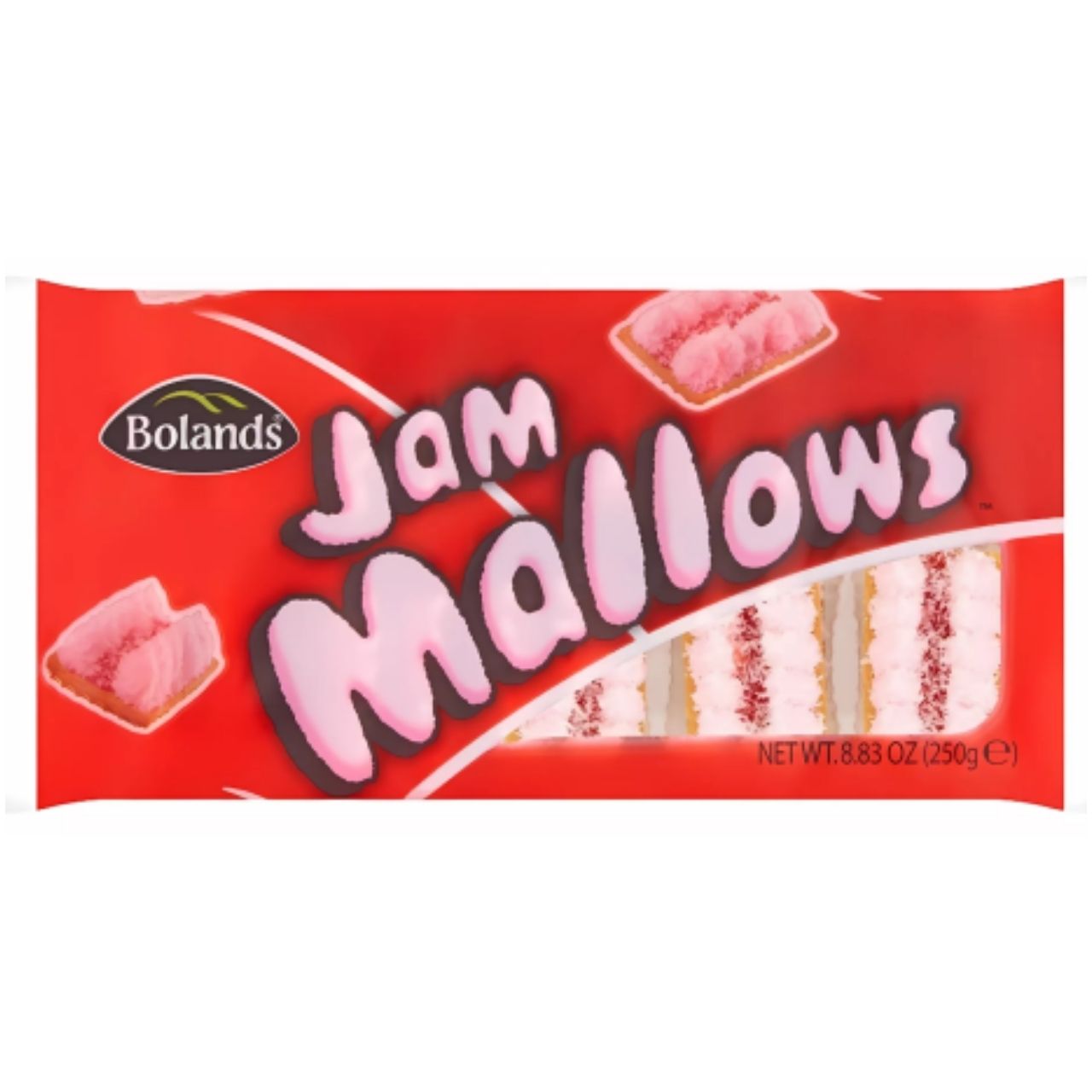 Bolands Jam Mallows 250g