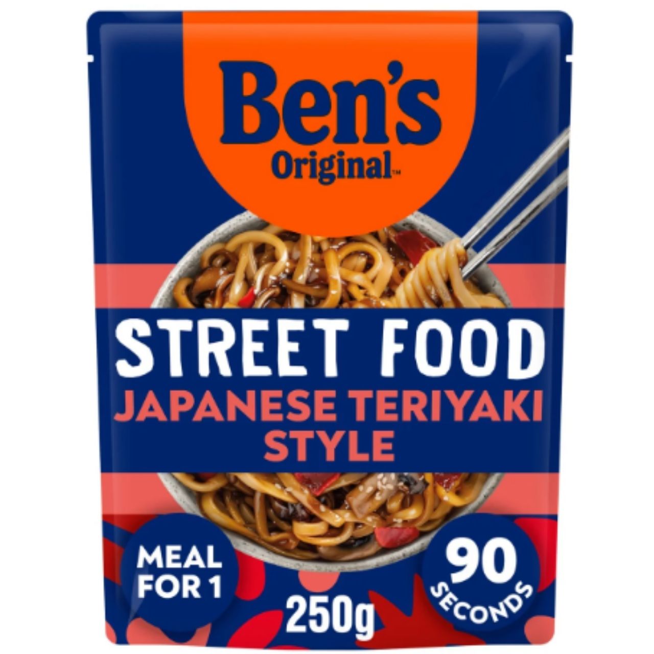 Ben's Original Street Food Microwave Noodles Japanese Teriyaki Style