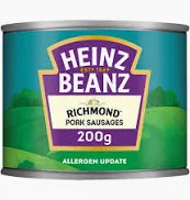 Heinz Baked Beanz With Richmond Pork Sausages (200g)