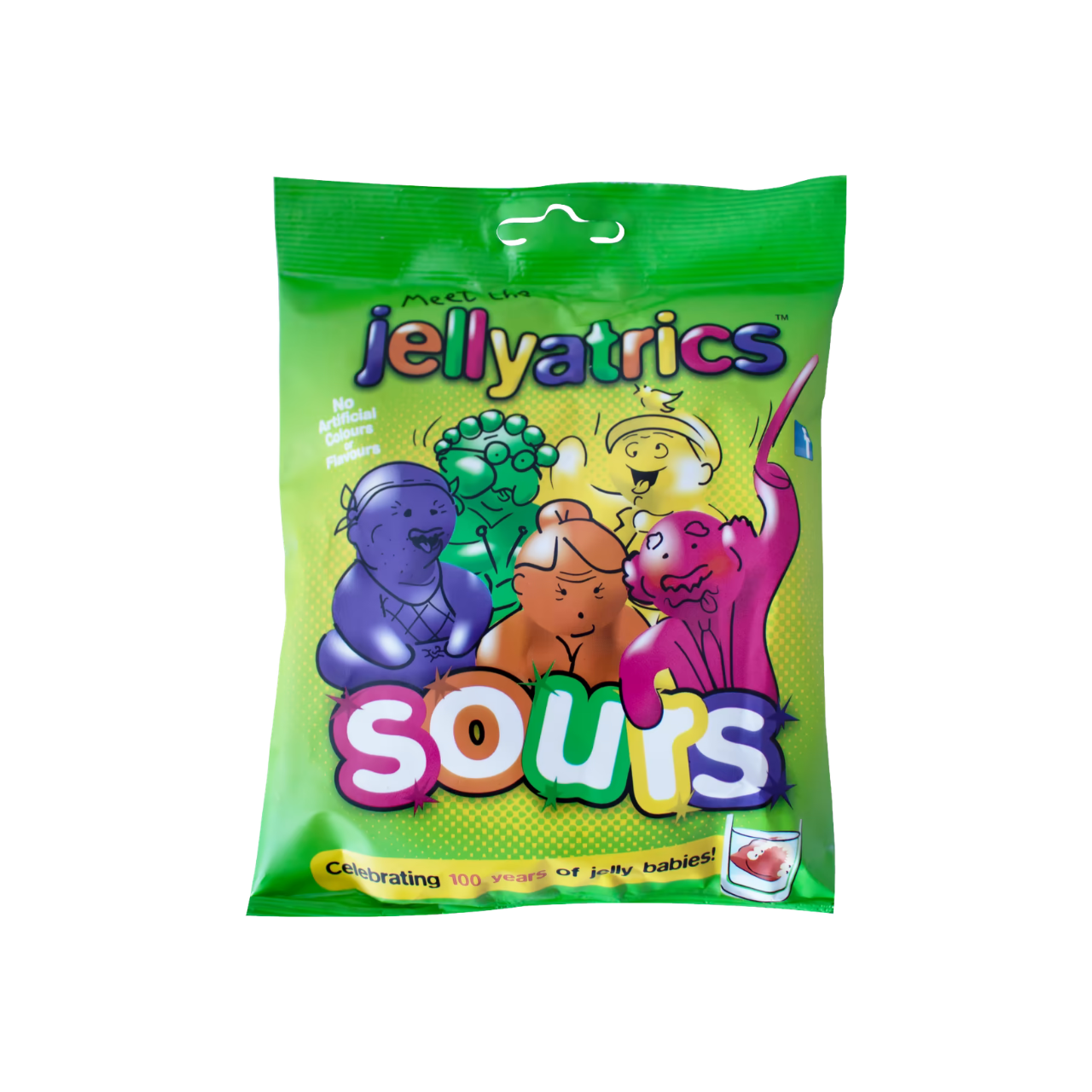 Jellyatrics Fruit Flavoured Jellies Sours 150g