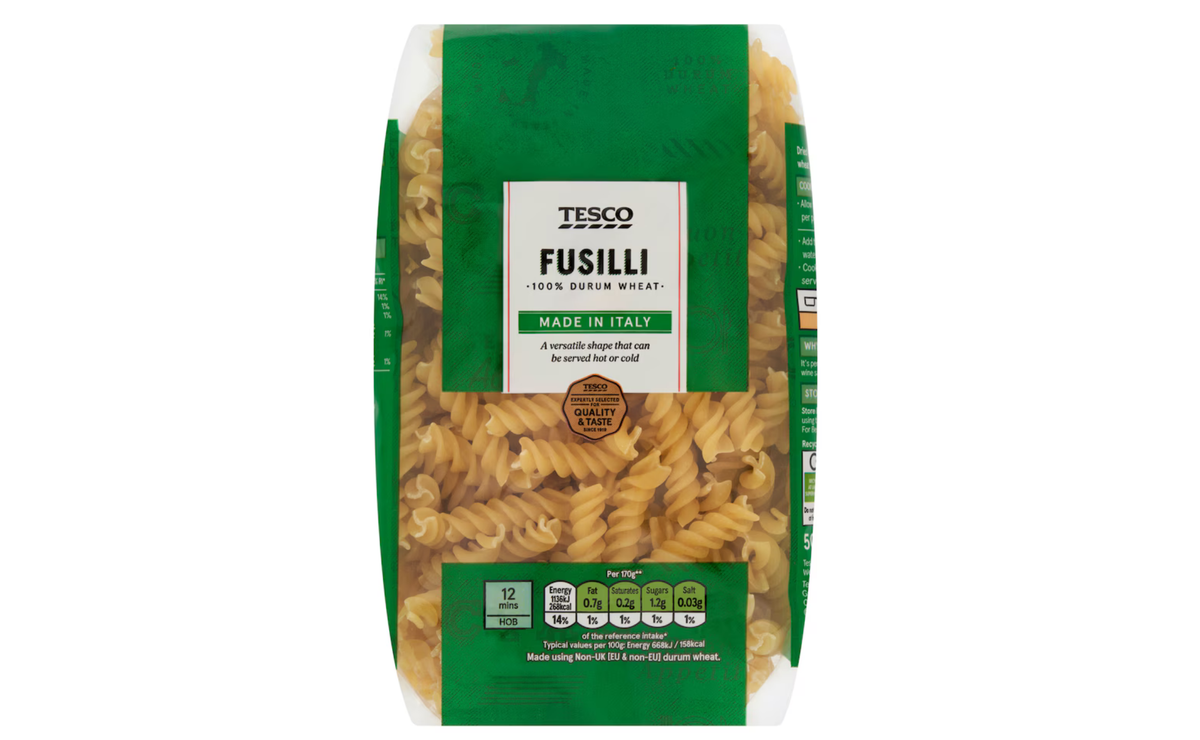 Tesco Pasta, Noodles & Rice