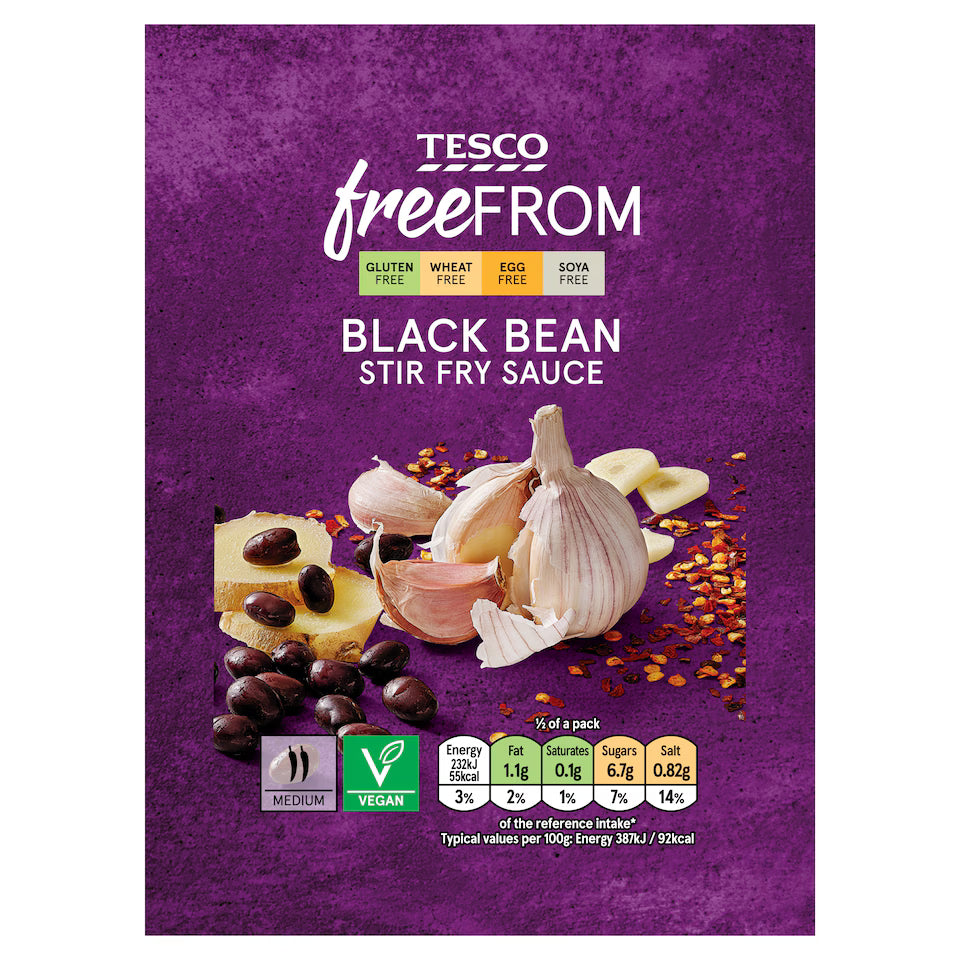 Tesco Free From Blackbean Stir Fry Sauce, 120g