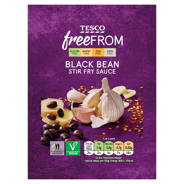 Tesco Free From Blackbean Stir Fry Sauce, 120g