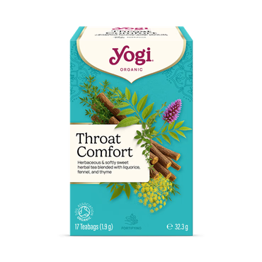 Yogi Tea Throat Comfort Organic 17 Tea Bags