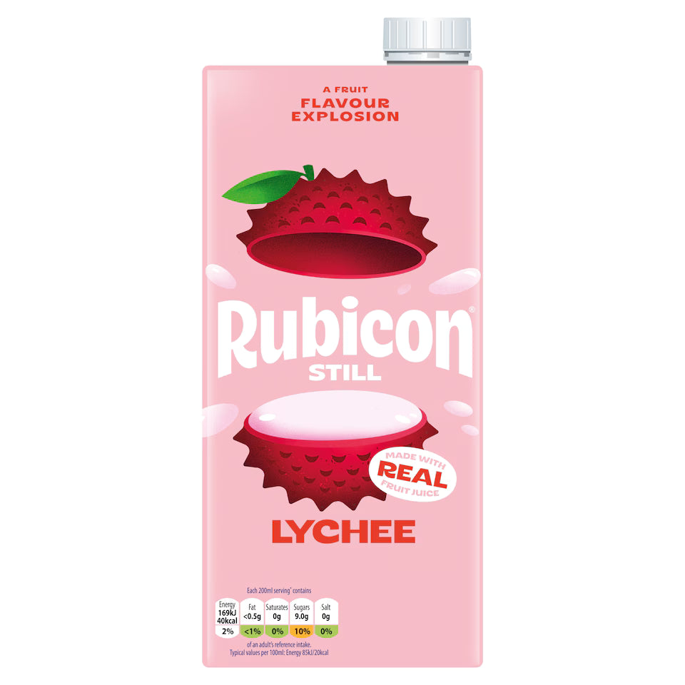 Rubicon Still Lychee Juice Drink, 1 Litre
