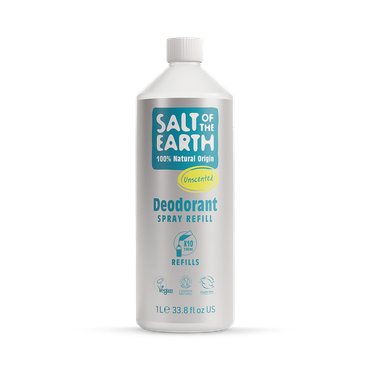 Salt of the Earth Natural Deodorant Spray Refill 1L