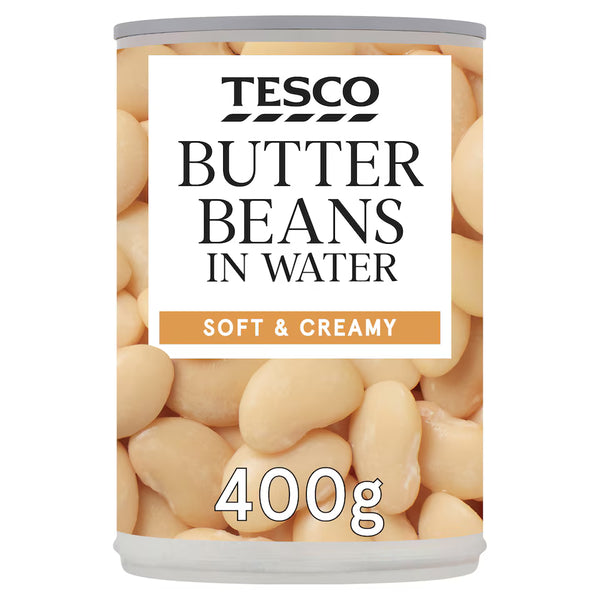 Tesco Butter Beans In Water, 400g