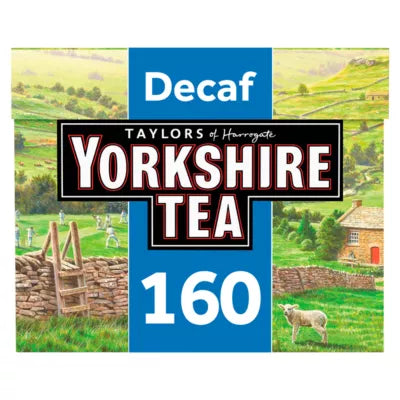 Yorkshire Tea Decaf 160 Tea Bags, 500g
