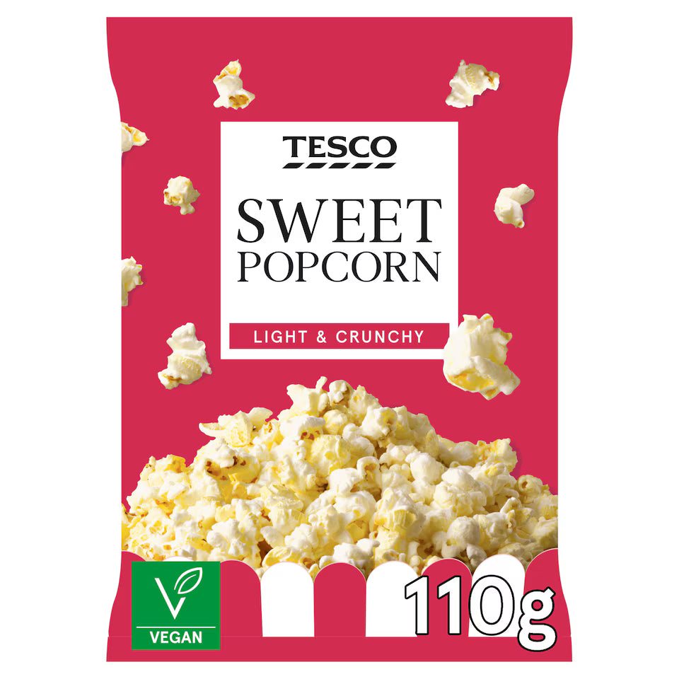 Tesco Sweet Popcorn, 110g