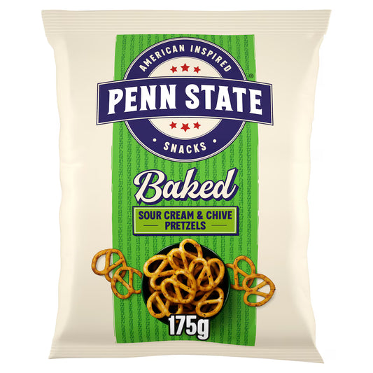 Penn State Pretzels - Sour Cream Chive Pretzels, 175g