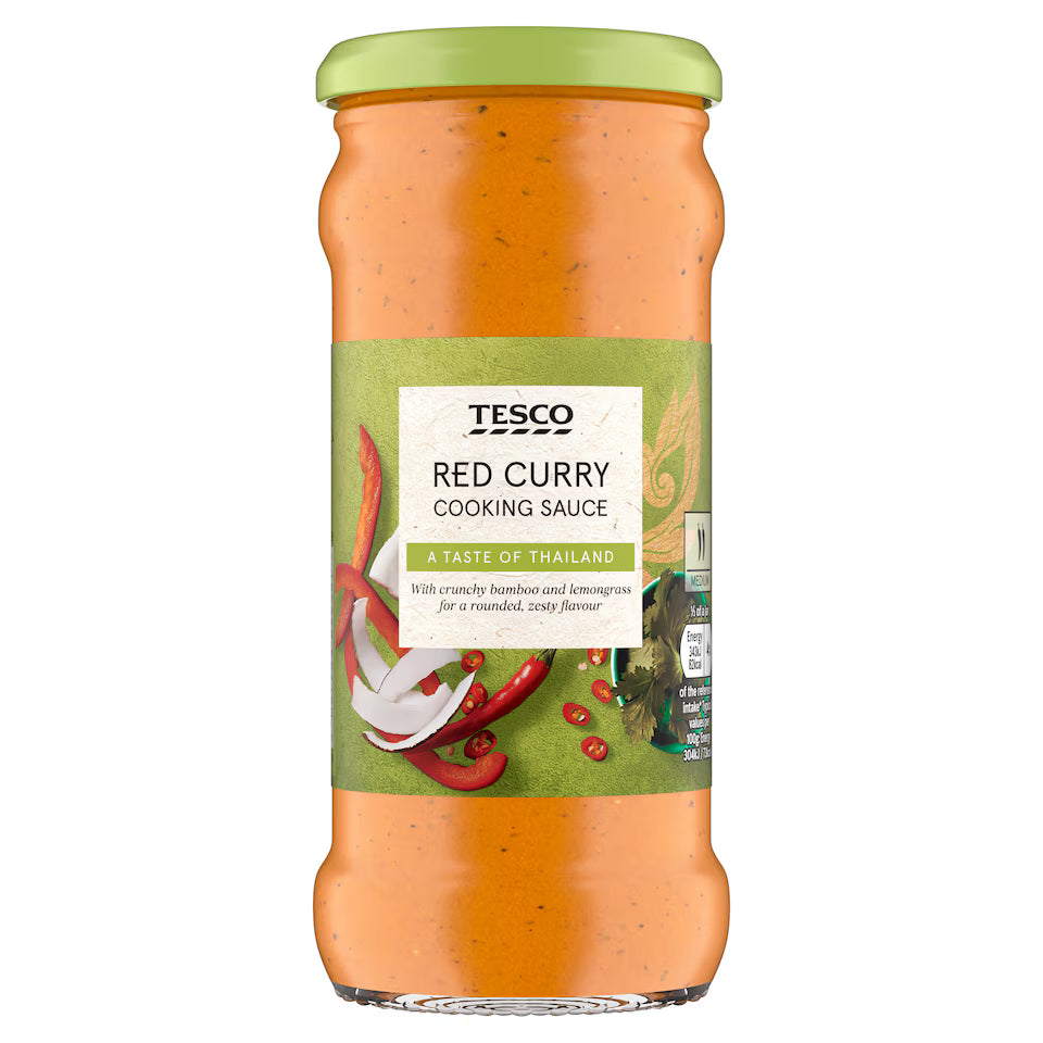 Tesco Red Thai Curry Cooking Sauce, 340g