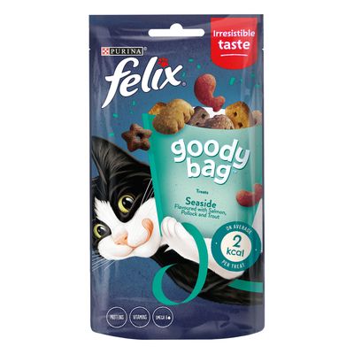 Felix Goody Bag Seaside Salmon Pollock & Trout Cat Treats 60g